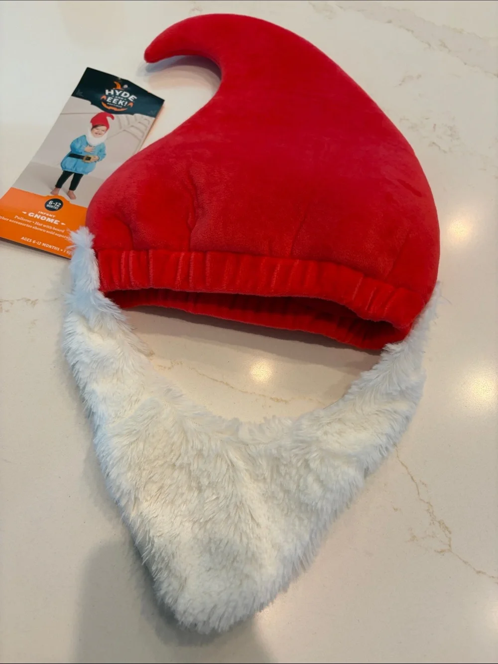 Target Hyde & Eek Babies  Blue Gnome Costume with Red Hat - Picture 4 of 11